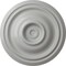 Ekena Millwork Traditional Ceiling Medallion (Fits Canopies up to 4"), Hand-Painted Frost, 14 3/4"OD x 1 3/4"P CM14TRFRF - alternate 1